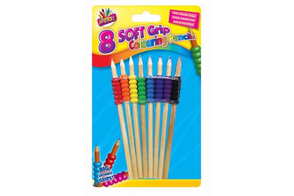  Bright Grip Colouring Pencil (pack quantity 8) 
