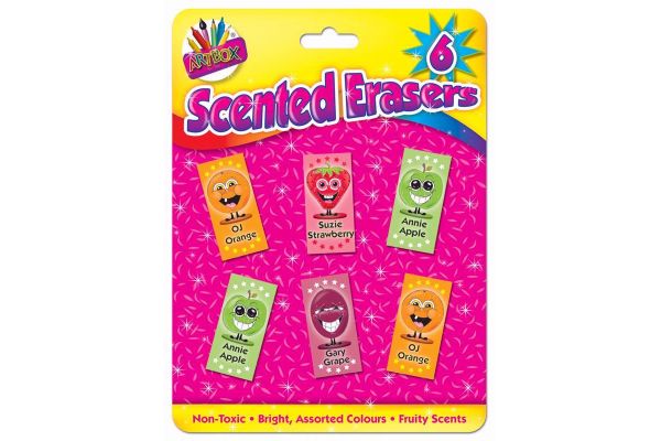  Scented Erasers (pack quantity 6) 