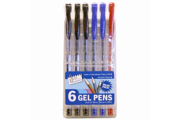  Gel Pens (pack quantity 6) 