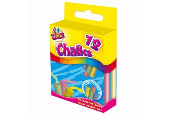  Coloured Chalks (pack quantity 12) 