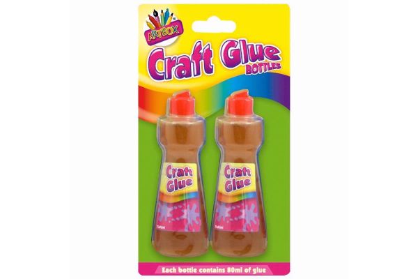  Craft Glue Bottles (pack quantity 2) 
