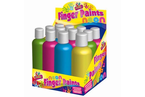 Neon Finger Paint