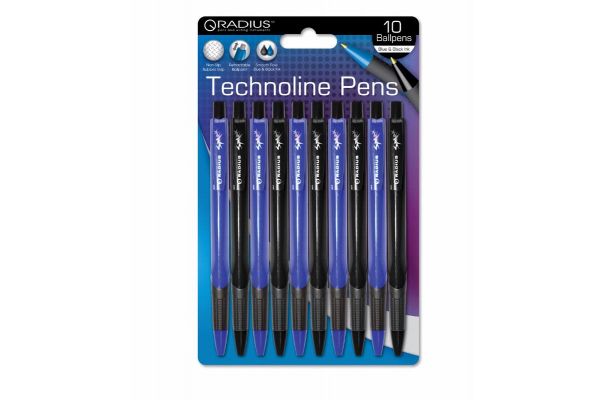  Technoline Pens (pack quantity 8) 