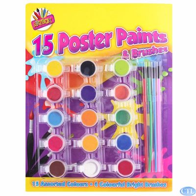 Poster Paints & Brushes