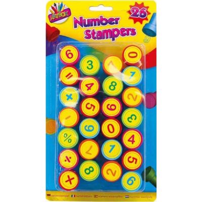 26pc Number Stampers