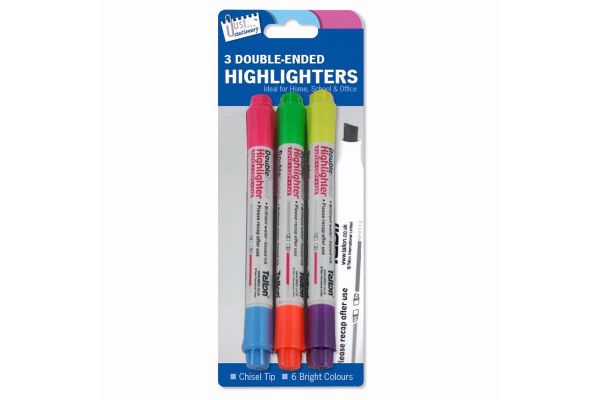  Highlighter Pens (pack quantity 3) 