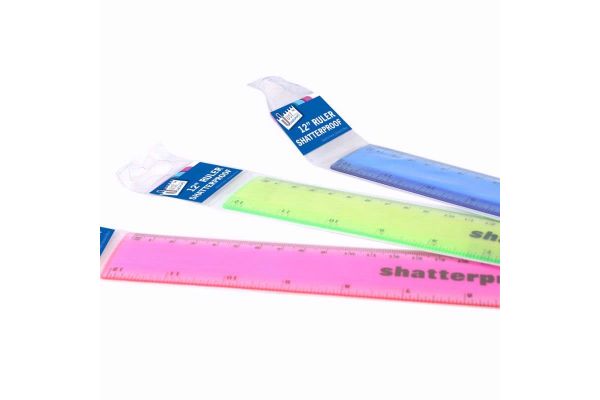 12 Inch Metallic Ruler