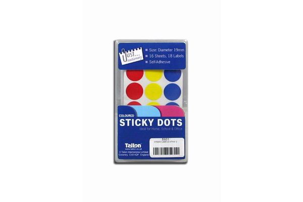 Coloured Sticky Dots