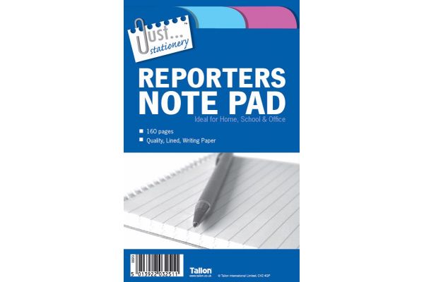 Reporter Notepad 160pgs  12s