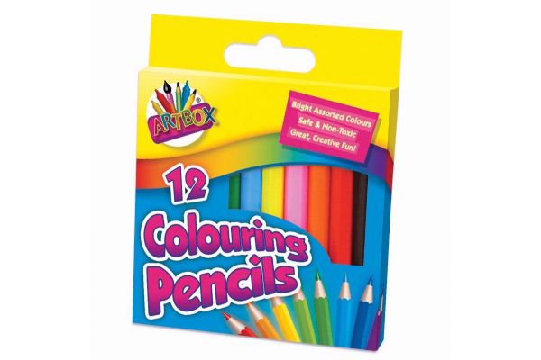  Half Size Colour Pencils (pack quantity 12) 