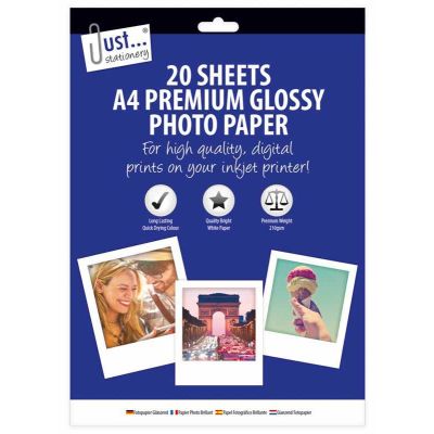 20 Sheets A4 Photo Paper Glossy