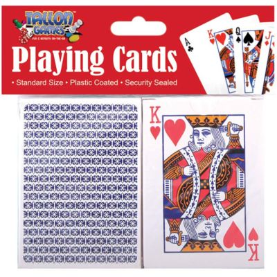 Twin Playing Cards Plastic Coated
