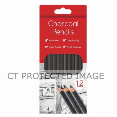  Charcoal Pencils (pack quantity 12) 