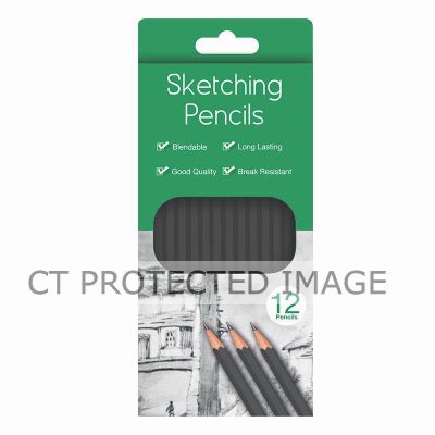  Sketching Pencils (pack quantity 12) 