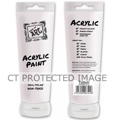 120ml White Acrylic Paint