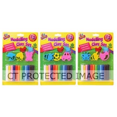 13pc Modelling Clay Set