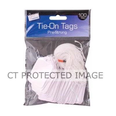  36x53mm Pre Strung Tags (pack quantity 100) 