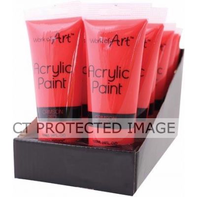 120ml Red Acrylic Paint