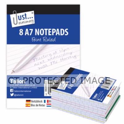  A7 Notebooks Lined Paper (pack quantity 8) 