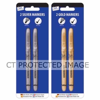 2pc Gold Or Silver Marker Set