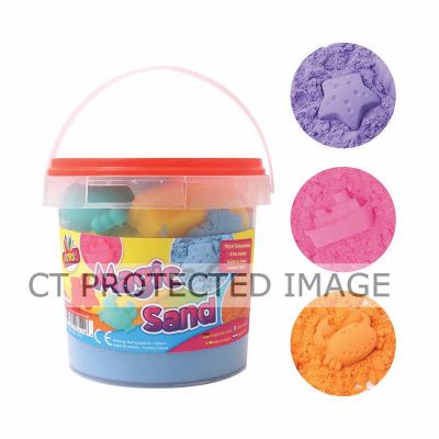 Magic Sand With Tools In Carry Tub