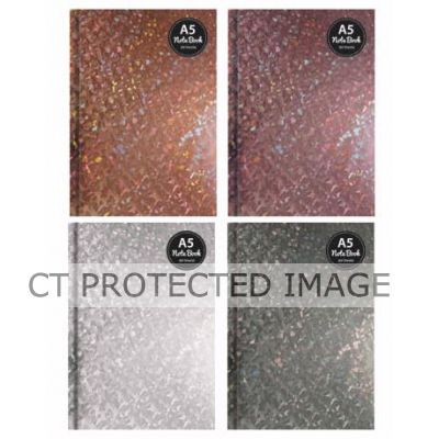 A5 Holographic Hardback Book
