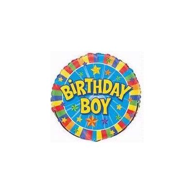 18 Inch Birthday Boy Foil Balloon