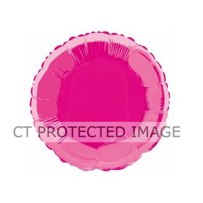 Hot Pink Round 18 Inch Foil Balloon