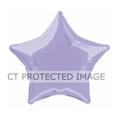 20 Inch Lavendar Star Foil Balloon