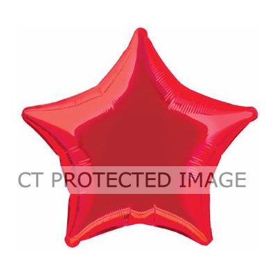 20 Inch Red Star Foil Balloon
