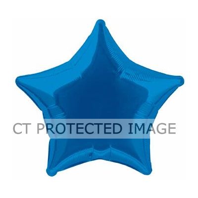 20 Inch Royal Blue Star Foil Balloon