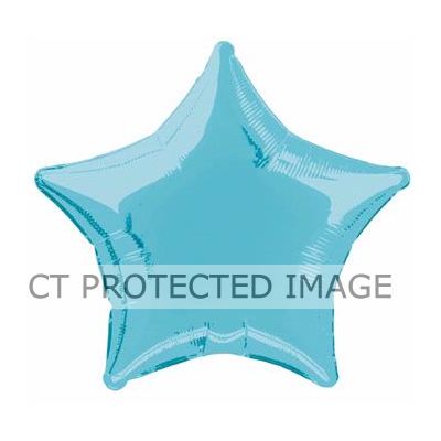 20 Inch Baby Blue Star Foil Balloon