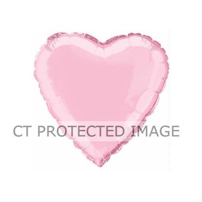 Pastel Pink Heart 18 Inch Foil Balloon