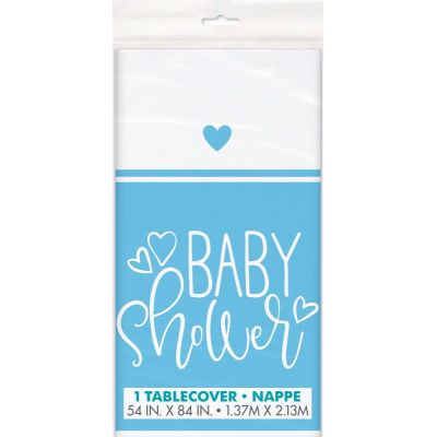 54x84 Inch Blue Baby Shower Table Cover