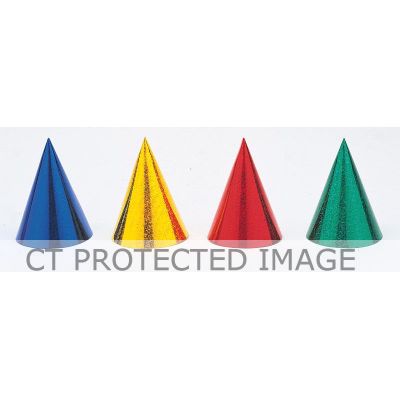  Prismatic Hats Assorted (pack quantity 8) 