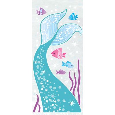  Mermaid Cellophane Bags (pack quantity 20) 