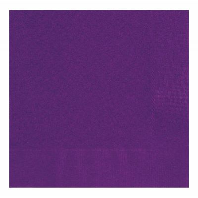  33cm Deep Purple 33cm Napkins (pack quantity 20) 