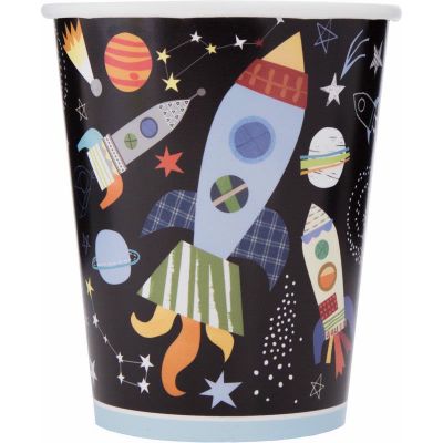  9oz Outer Space Cups (pack quantity 8) 
