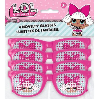  Lol Surprise Novelty Pindot Glasses (pack quantity 4) 