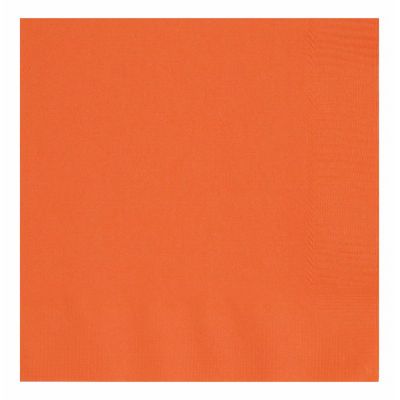  33cm Orange Luncheon Napkins (pack quantity 50) 