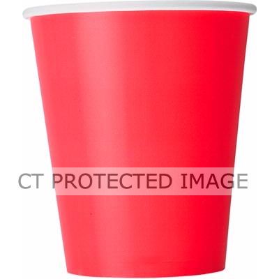  9oz Ruby Red Cups (pack quantity 14) 