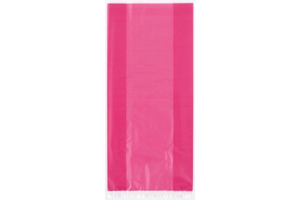  Hot Pink Cello Bags (pack quantity 30) 