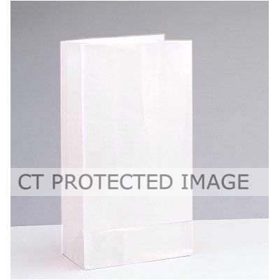  Paper White Bags (pack quantity 12) 