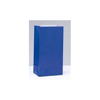  Royal Blue Paper Bags (pack quantity 12) 