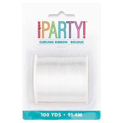 100yds White Curling Ribbon