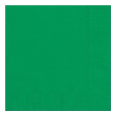 33cm 2ply Emerald Green Napkins (pack quantity 20)
