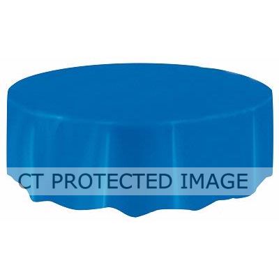 Royal Blue Round Table Cover (compact Packaging)