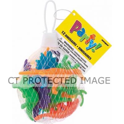  Dinosaurs Net Bag (pack quantity 12) 