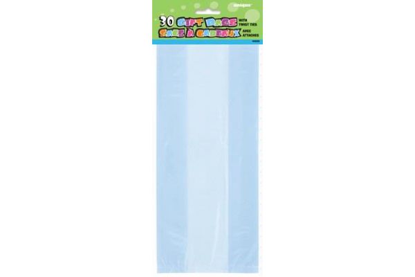  Baby Blue Cello Bags (pack quantity 30) 