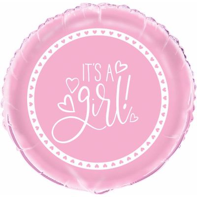 18 Inch Pink Baby Shower Foil Balloon